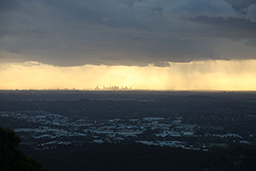 Melbourne City View from Dandenong Bonzaview B&B