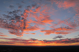 Melbourne Night View from Dandenong Bonzaview B&B